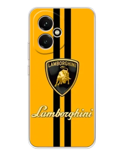 Чехол для Huawei Honor 400 с картинкой «Lamborghini Stripe желтый»