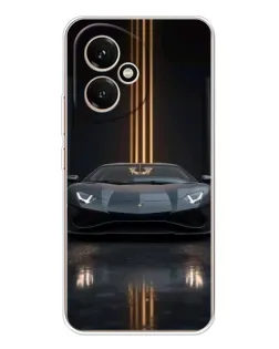 Чехол для Huawei Honor 400 с картинкой «Lamborghini золотые линии»