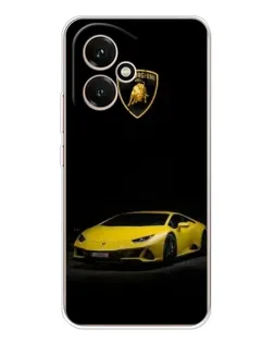 Чехол для Huawei Honor 400 с картинкой «Lamborghini желтый акцент»