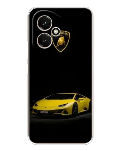 Чехол для Huawei Honor 400 с картинкой «Lamborghini желтый акцент»
