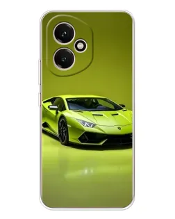 Чехол для Huawei Honor 400 с картинкой «Салатовый Lamborghini Huracan»