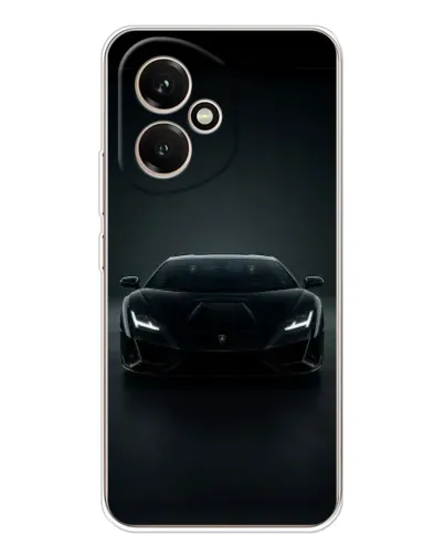 Чехол для Huawei Honor 400 с картинкой «Черный Lamborghini Aventador»