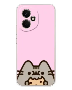 Чехол для Huawei Honor 400 с картинкой «Pusheen и печенье»