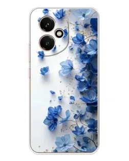 Чехол для Huawei Honor 400 с картинкой «Голубой цветочный каскад»