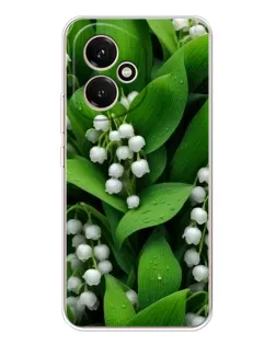 Чехол для Huawei Honor 400 с картинкой «Ландыши в зелени»