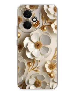 Чехол для Huawei Honor 400 с картинкой «Белие бумажние  цвети»