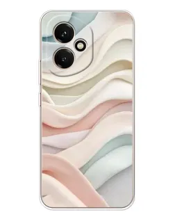 Чехол для Huawei Honor 400 с картинкой «Пастельные нежные волны»