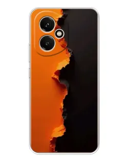 Чехол для Huawei Honor 400 с картинкой «Оранжевый разлом»