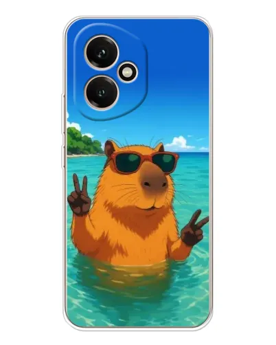 Чехол для Huawei Honor 400 с картинкой «Морская капибара» Чехол для Huawei Honor 400 с картинкой «Морская капибара»