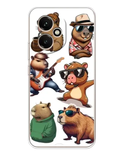 Чехол для Huawei Honor 400 с картинкой «Крутые капибары музыканты» Чехол для Huawei Honor 400 с картинкой «Крутые капибары музыканты»
