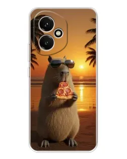 Чехол для Huawei Honor 400 с картинкой «Капибара с пиццей» Чехол для Huawei Honor 400 с картинкой «Капибара с пиццей»