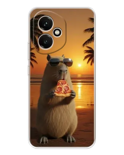 Чехол для Huawei Honor 400 с картинкой «Капибара с пиццей» Чехол для Huawei Honor 400 с картинкой «Капибара с пиццей»
