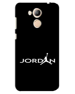 Чехол для Huawei Honor 6c Pro с картинкой «Jordan White Logo»