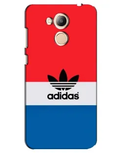 Чехол для Huawei Honor 6c Pro с картинкой «Ретро блоки Adidas»