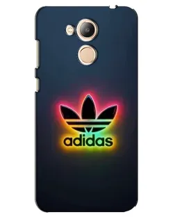 Чехол для Huawei Honor 6c Pro с картинкой «Неоновый Adidas»