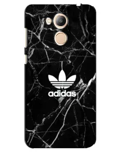 Чехол для Huawei Honor 6c Pro с картинкой «Белый мрамор Adidas»
