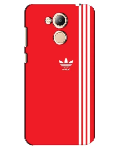 Чехол для Huawei Honor 6c Pro с картинкой «Красный минимализм Adidas»