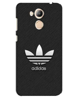 Чехол для Huawei Honor 6c Pro с картинкой «Adidas Карбоновая текстура»