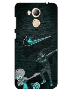 Чехол для Huawei Honor 6c Pro с картинкой «Спортивный арт Nike»