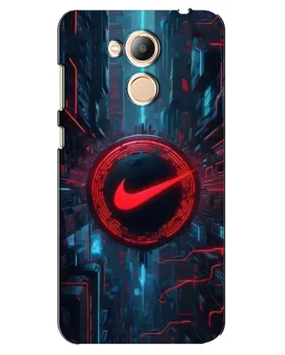 Чехол для Huawei Honor 6c Pro с картинкой «Техногенный стиль Nike»