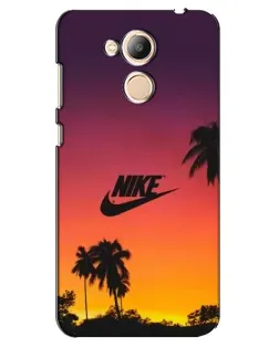 Чехол для Huawei Honor 6c Pro с картинкой «Nike на закате солнца»
