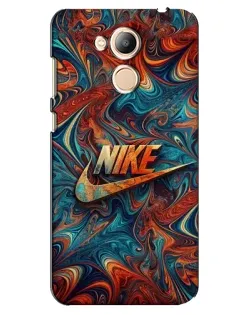Чехол для Huawei Honor 6c Pro с картинкой «Nike в абстракции»
