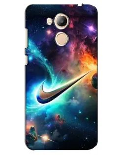 Чехол для Huawei Honor 6c Pro с картинкой «Космический Nike Swoosh»