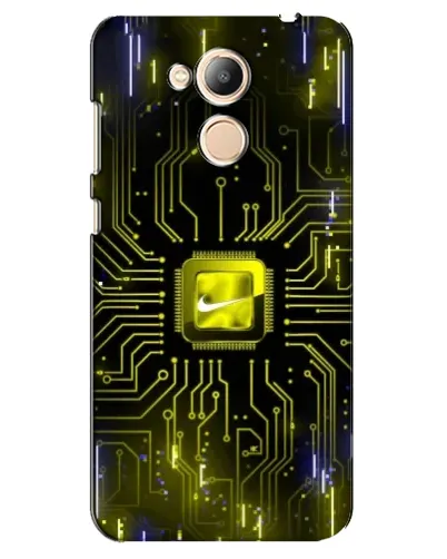 Чехол для Huawei Honor 6c Pro с картинкой «Nike — золотая искра»