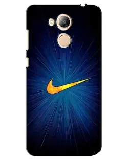 Чехол для Huawei Honor 6c Pro с картинкой «Синий пульс Nike»