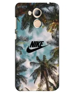 Чехол для Huawei Honor 6c Pro с картинкой «Тропический принт Nike»
