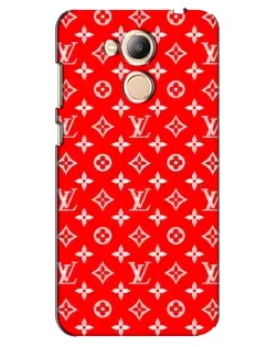 Чехол для Huawei Honor 6c Pro с картинкой «Яркий паттерн LV»