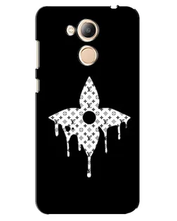 Чехол для Huawei Honor 6c Pro с картинкой «Цветочная монограмма»