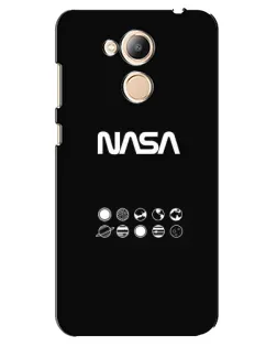 Чехол для Huawei Honor 6c Pro с картинкой «NASA — технический принт»