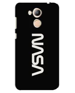 Чехол для Huawei Honor 6c Pro с картинкой «NASA — вертикальный логотип»