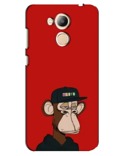 Чехол для Huawei Honor 6c Pro с картинкой «Bored Ape — красный фон» Чехол для Huawei Honor 6c Pro с картинкой «Bored Ape — красный фон»