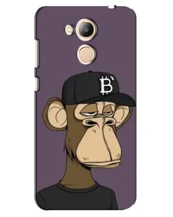 Чехол для Huawei Honor 6c Pro с картинкой «Bored Ape в кепке»