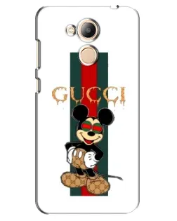 Чехол для Huawei Honor 6c Pro с картинкой «Микки Маус Gucci — полосы»