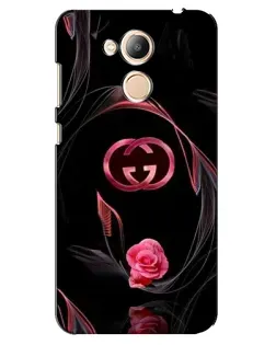Чехол для Huawei Honor 6c Pro с картинкой «Gucci — неоновая роза»