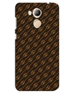 Чехол для Huawei Honor 6c Pro с картинкой «Gucci — золотые диагонали»