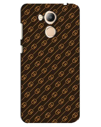 Чехол для Huawei Honor 6c Pro с картинкой «Gucci — золотые диагонали»