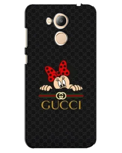 Чехол для Huawei Honor 6c Pro с картинкой «Минни Маус Gucci — черный»