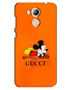 Чехол для Huawei Honor 6c Pro с картинкой «Микки Маус Gucci — оранж» Чехол для Huawei Honor 6c Pro с картинкой «Микки Маус Gucci — оранж»