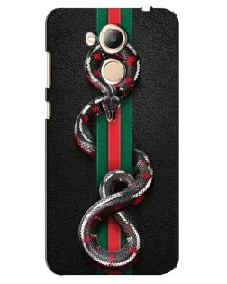 Чехол для Huawei Honor 6c Pro с картинкой «Gucci — змея на полосе» Чехол для Huawei Honor 6c Pro с картинкой «Gucci — змея на полосе»