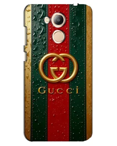 Чехол для Huawei Honor 6c Pro с картинкой «Gucci — фирменная полоса и золото» Чехол для Huawei Honor 6c Pro с картинкой «Gucci — фирменная полоса и золото»