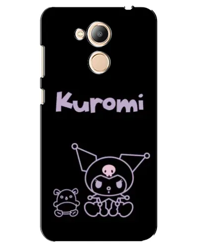 Чехол для Huawei Honor 6c Pro с картинкой «Kuromi — черный минимализм»