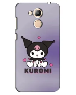 Чехол для Huawei Honor 6c Pro с картинкой «Kuromi — фиолетовый арт»