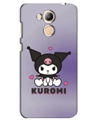 Чехол для Huawei Honor 6c Pro с картинкой «Kuromi — фиолетовый арт»