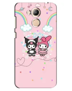 Чехол для Huawei Honor 6c Pro с картинкой «My Melody и Kuromi»