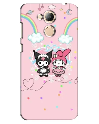 Чехол для Huawei Honor 6c Pro с картинкой «My Melody и Kuromi»