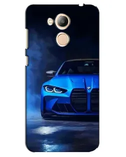 Чехол для Huawei Honor 6c Pro с картинкой «Голубая BMW M4» Чехол для Huawei Honor 6c Pro с картинкой «Голубая BMW M4»